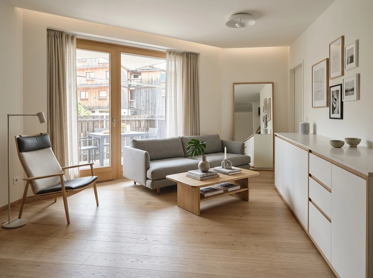 Scandinavian Living Room design — interior photo by GenRoom AI