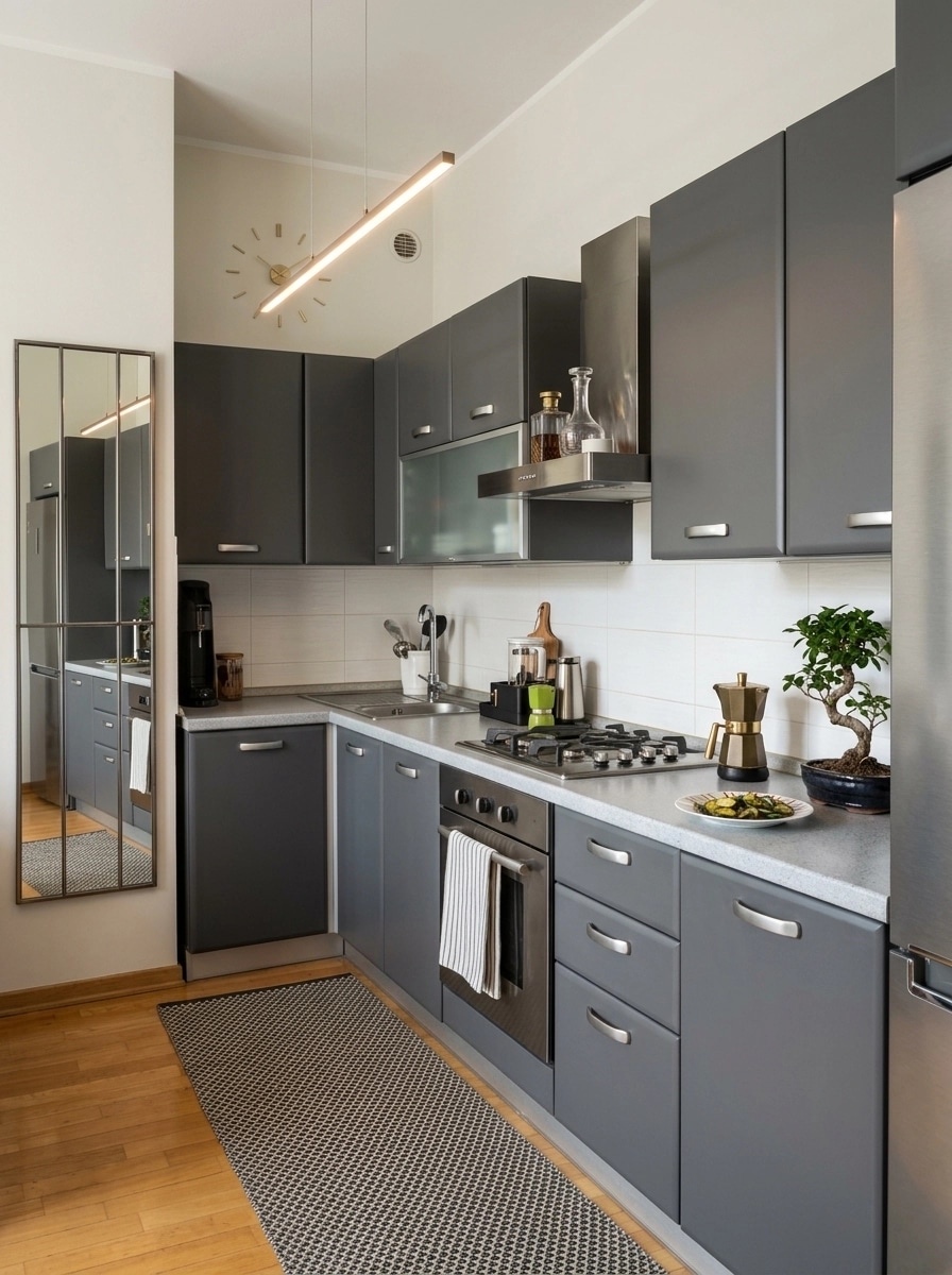 Minimalism Kitchen design — interior photo by GenRoom AI