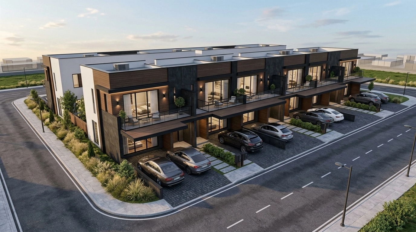 Facade design in Contemporary Facade style — Facade by GenRoom AI
