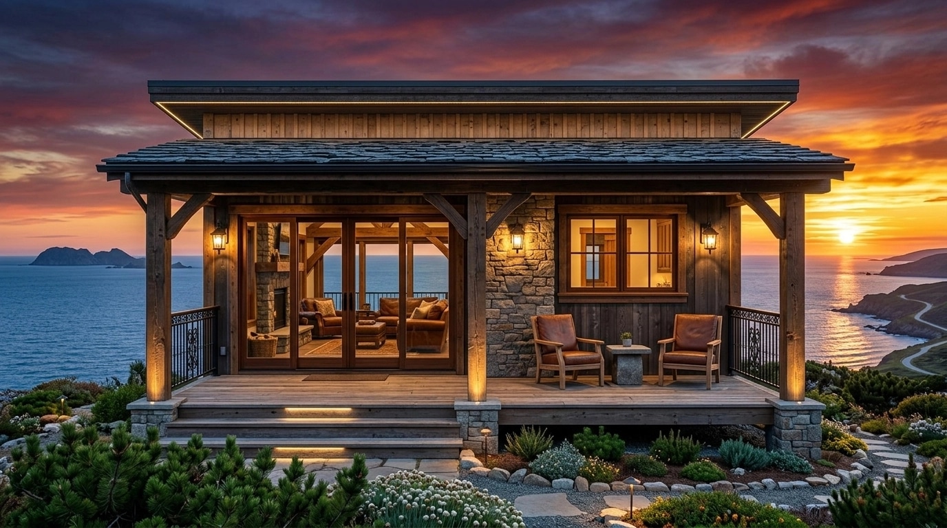 Facade design in Chalet Facade style — photo by GenRoom AI