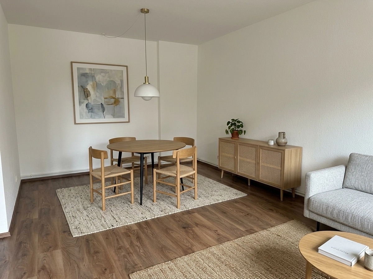 Scandinavian Living Room design — interior photo by GenRoom AI