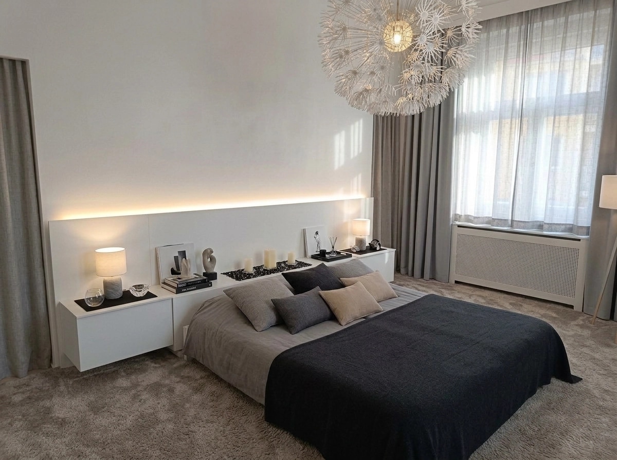Minimalism Bedroom design — interior photo by GenRoom AI