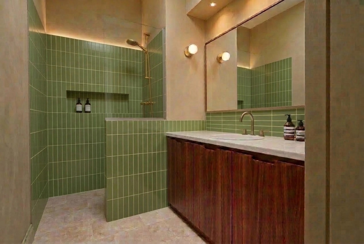 Bathroom interior in no_style style — photo by GenRoom AI