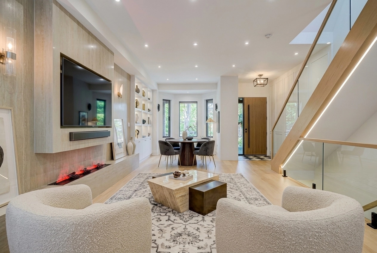 Interior design in Contemporary style — Living Room by GenRoom AI