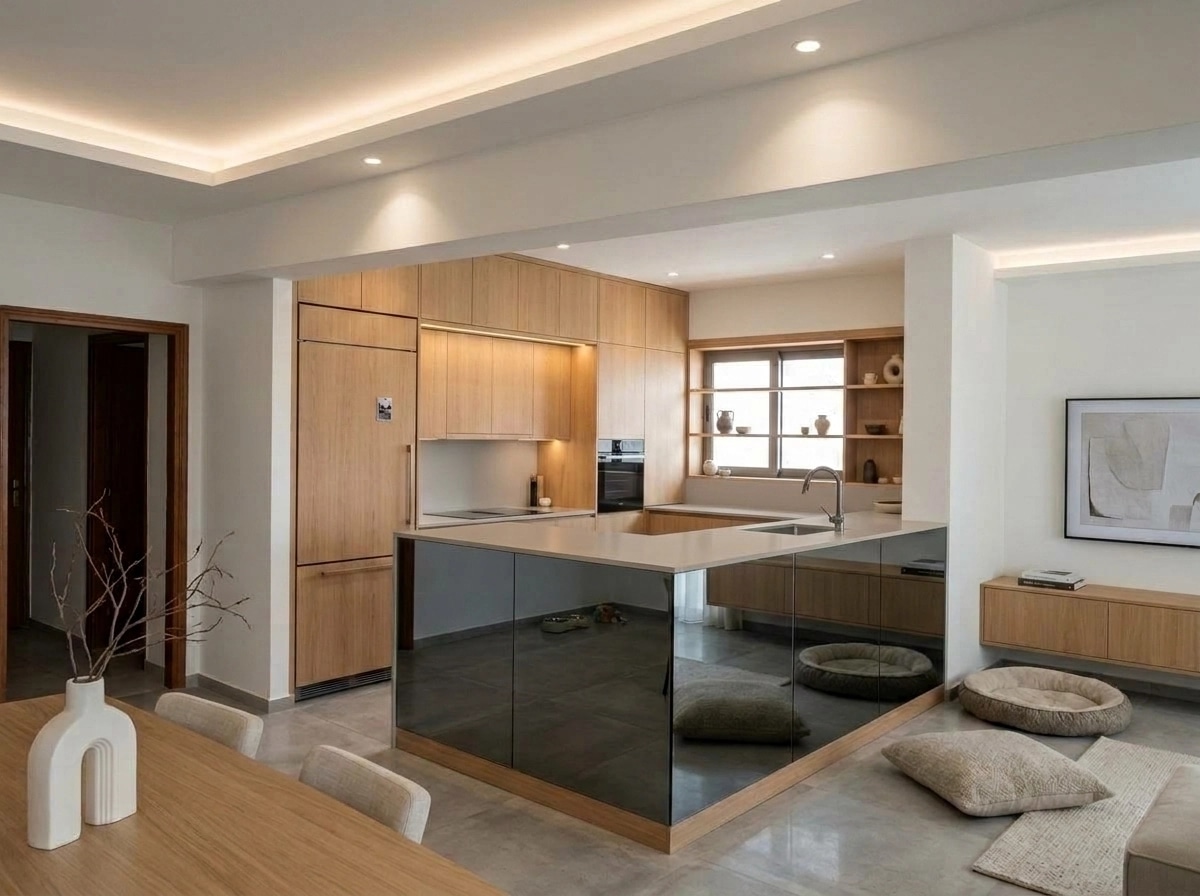 Minimalism Dapur design — interior photo by GenRoom AI