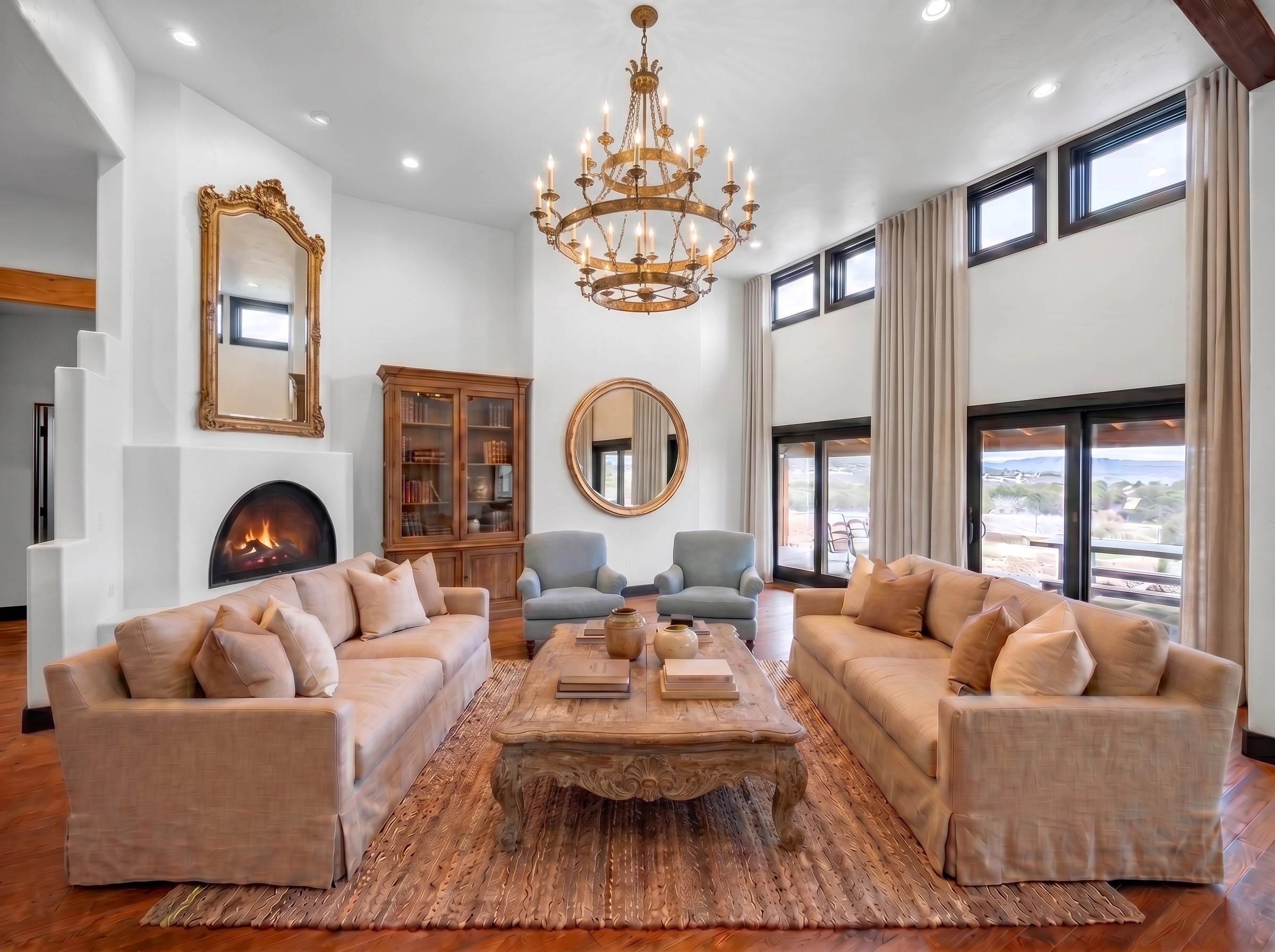 Modern Farmhouse Living Room design — interior photo by GenRoom AI