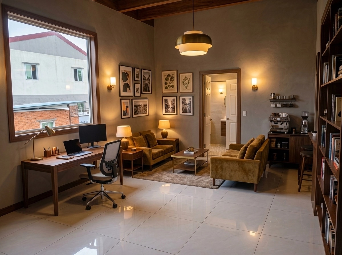 Office interior in no_style style — photo by GenRoom AI