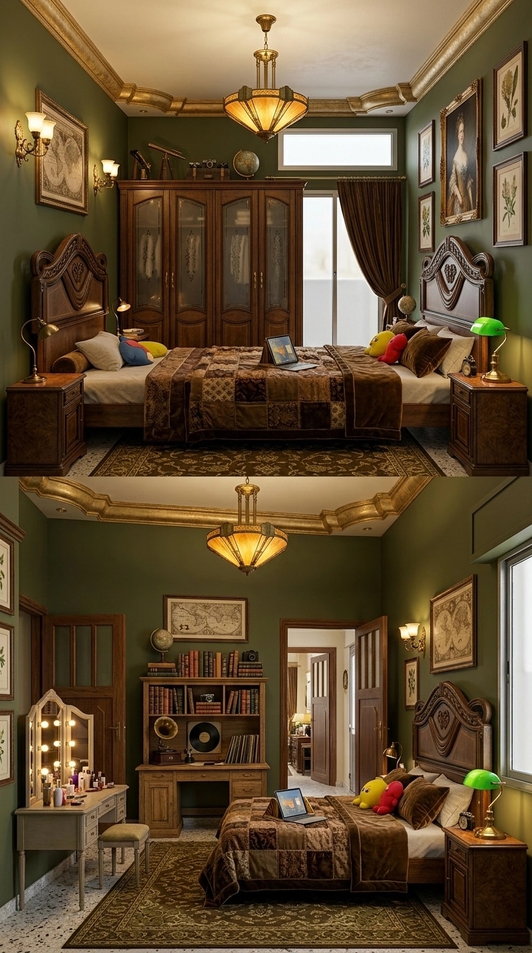 Interior design in Eclectic style — Bedroom by GenRoom AI