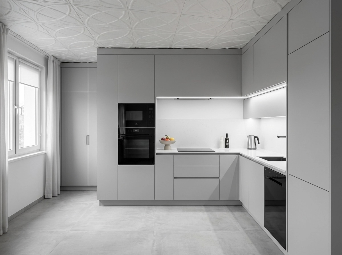 Minimalism Kitchen design — interior photo by GenRoom AI