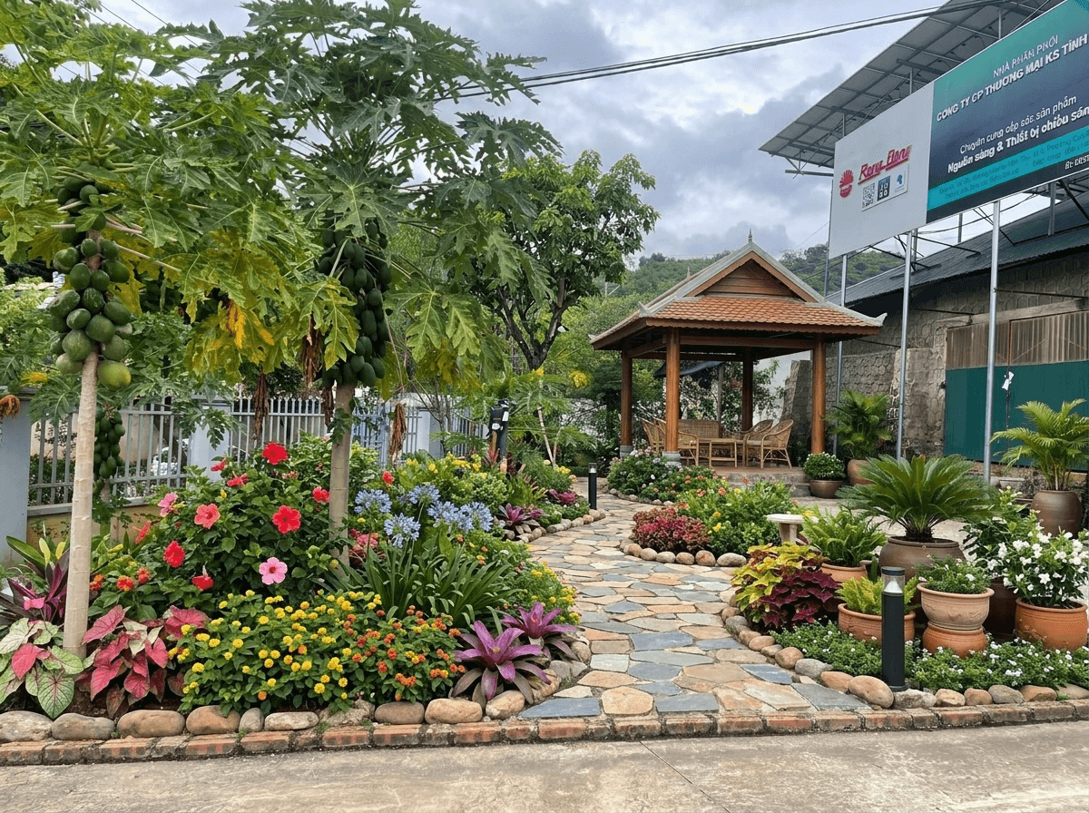 Yard design in no_style style — photo by GenRoom AI