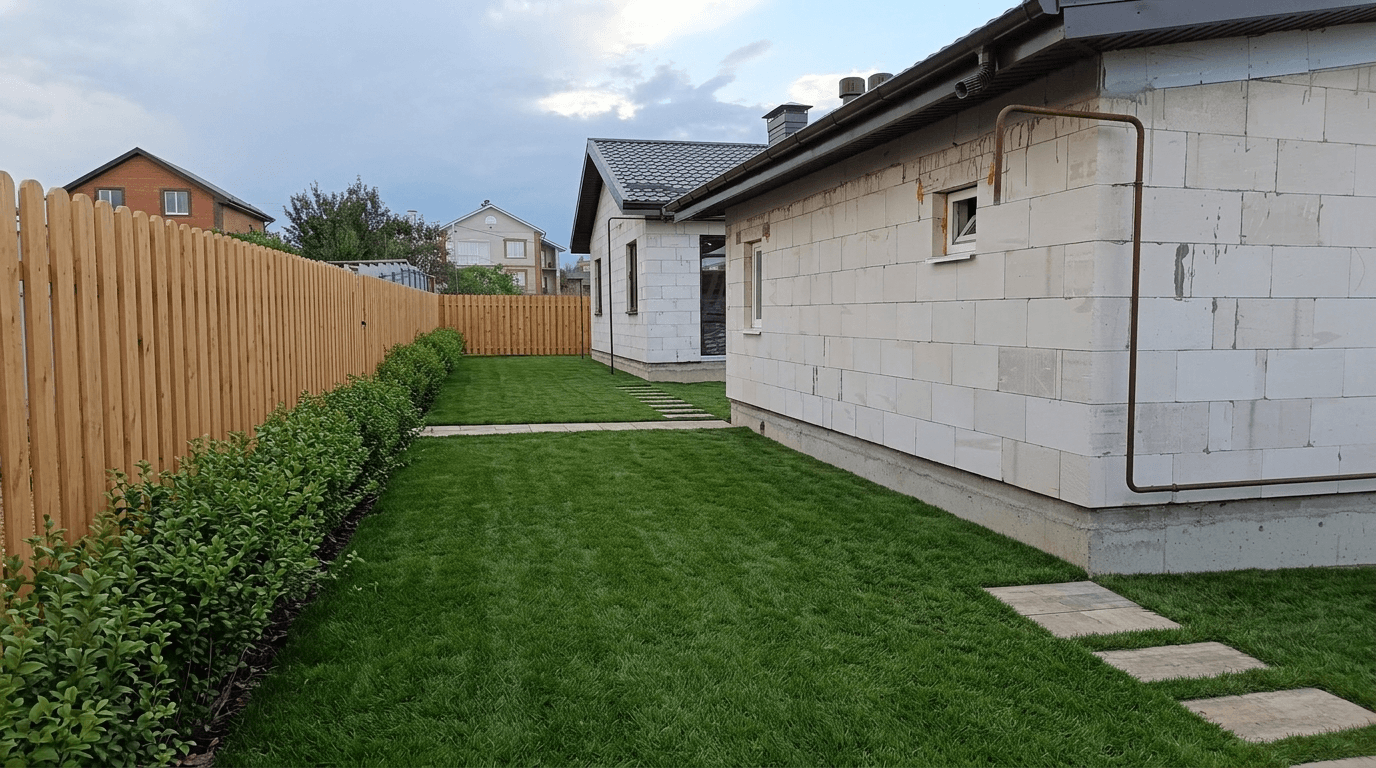 Design del paesaggio in stile Minimalist Yard — Giardino di GenRoom AI