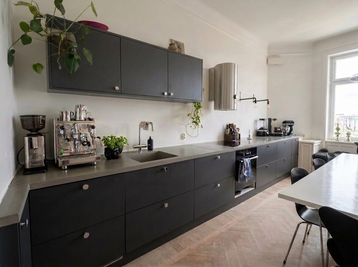 Minimalism Kitchen design — interior photo by GenRoom AI