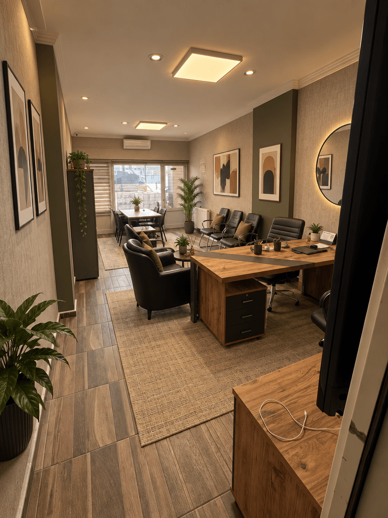 Office interior in no_style style — photo by GenRoom AI