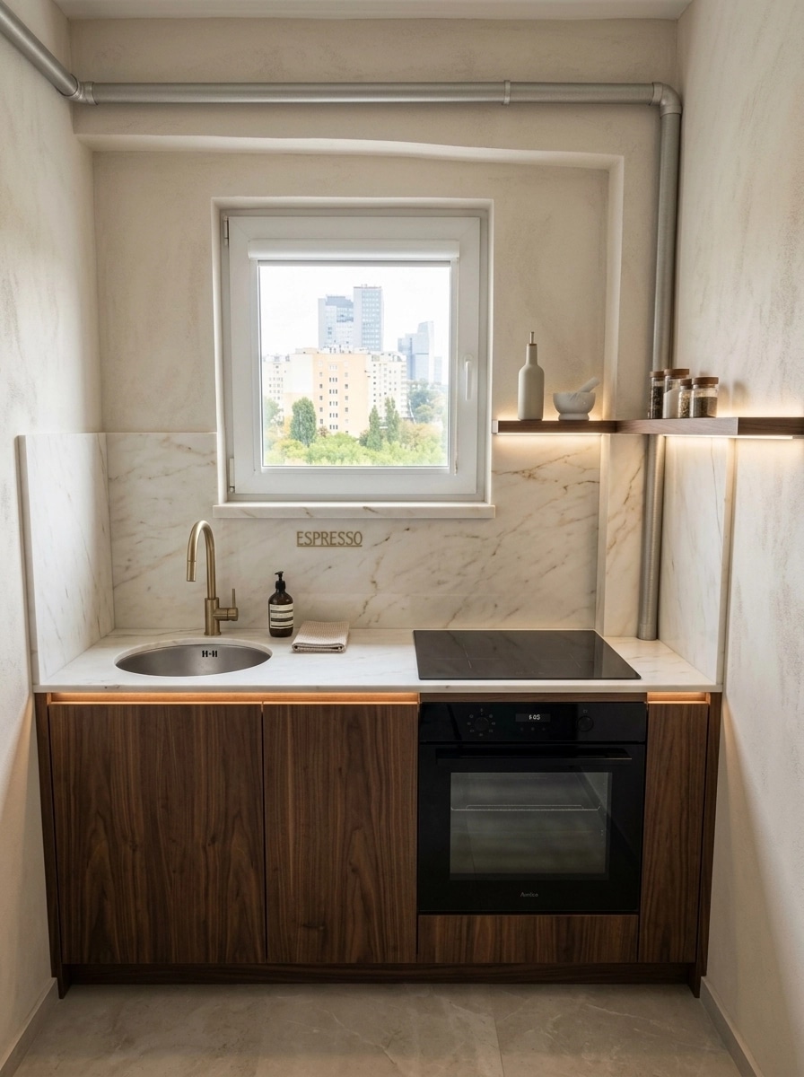Interior design in Contemporary style — Kitchen by GenRoom AI