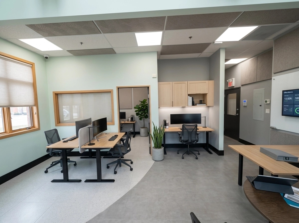 Interior design in Minimalism style — office_space by GenRoom AI