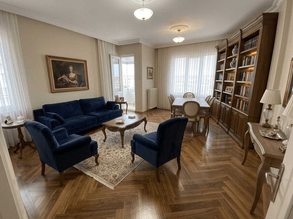 Interior design in Classic style — Living Room by GenRoom AI
