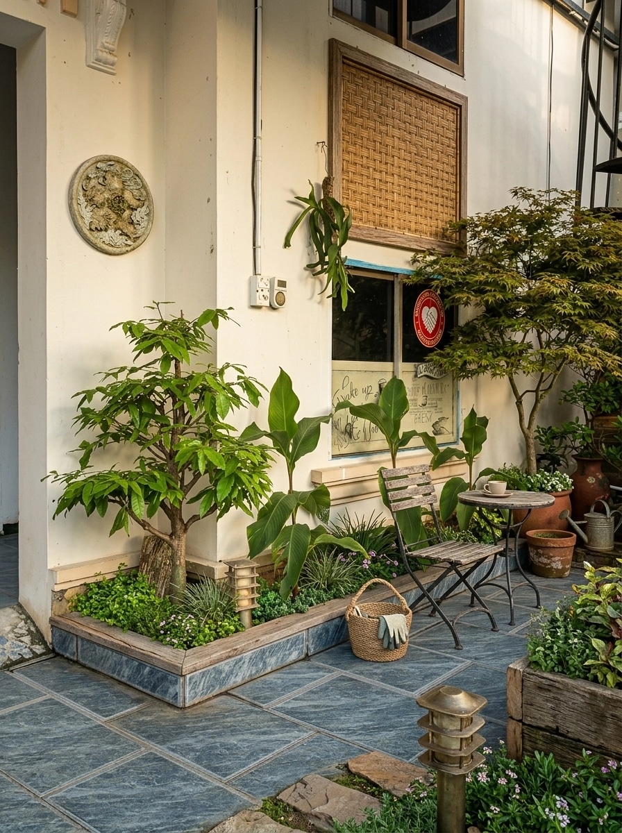 Country Rustic Garden Yard design — yard photo by GenRoom AI
