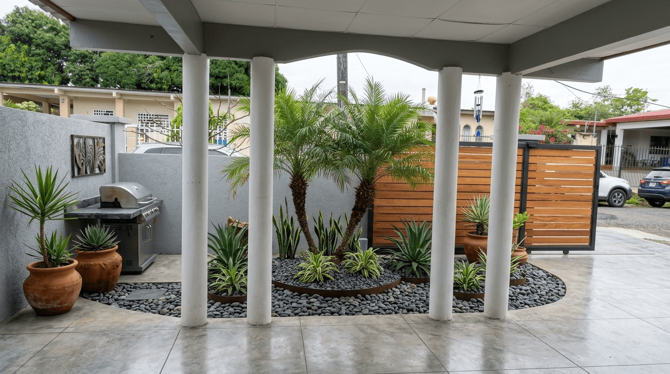 Yard design in no_style style — photo by GenRoom AI