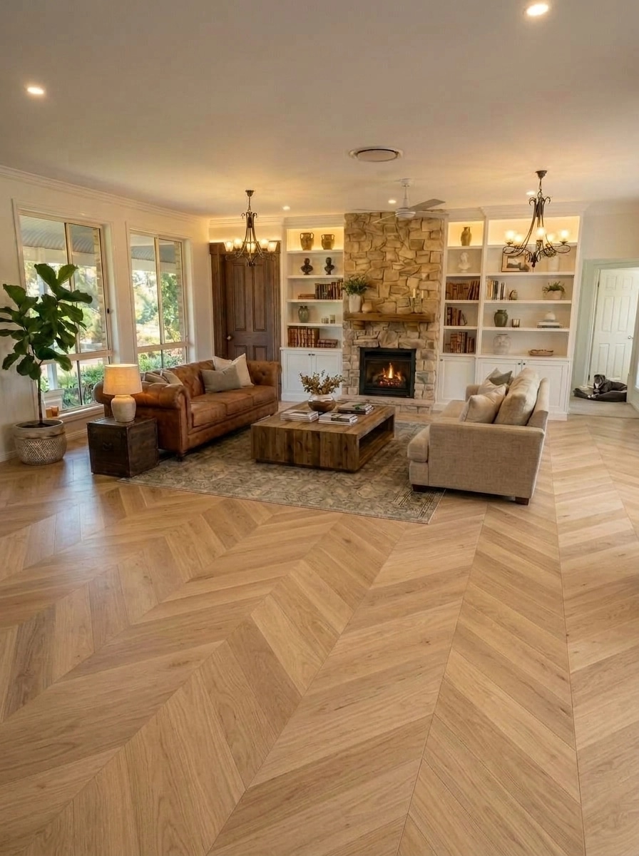 Modern Farmhouse Living Room design — interior photo by GenRoom AI