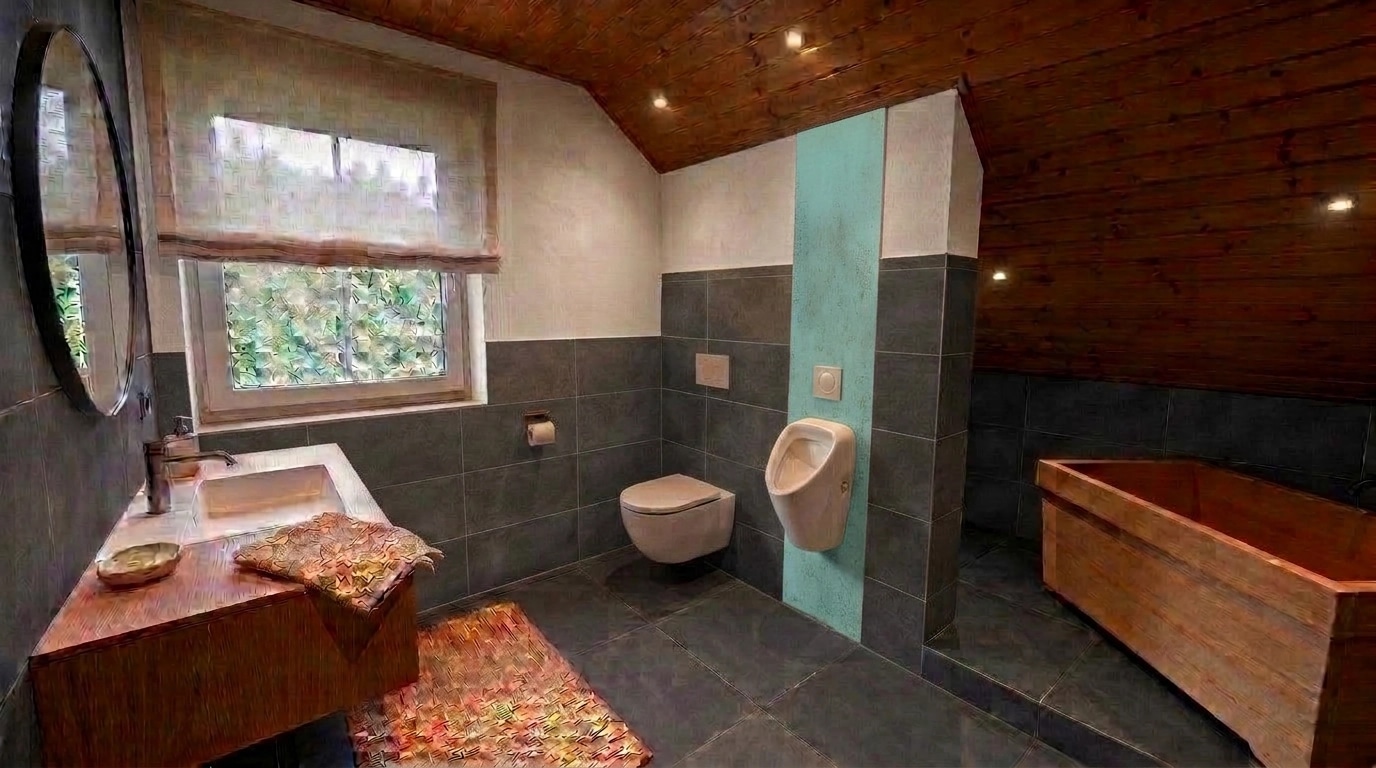 Japandi Bathroom design — interior photo by GenRoom AI