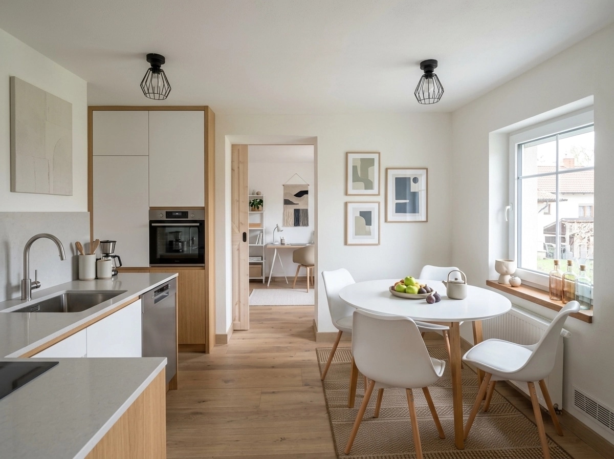 Scandinavian Kitchen design — interior photo by GenRoom AI