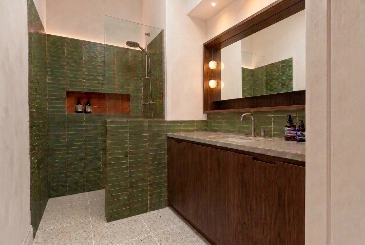 Bathroom interior in no_style style — photo by GenRoom AI