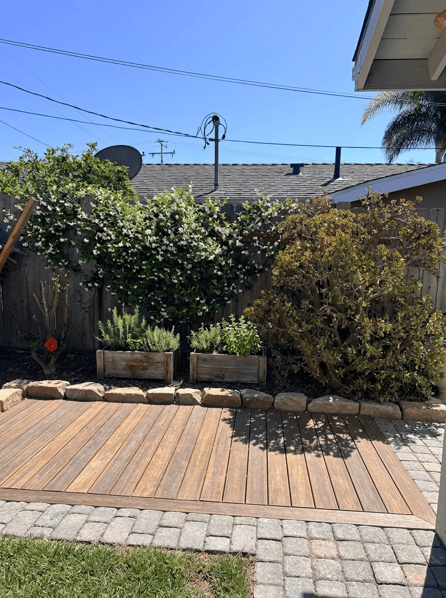 Landscape design in Mediterranean Yard style — Yard by GenRoom AI