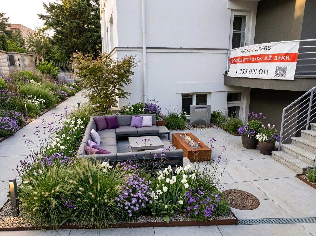 Landscape design in Contemporary Yard style — Yard by GenRoom AI