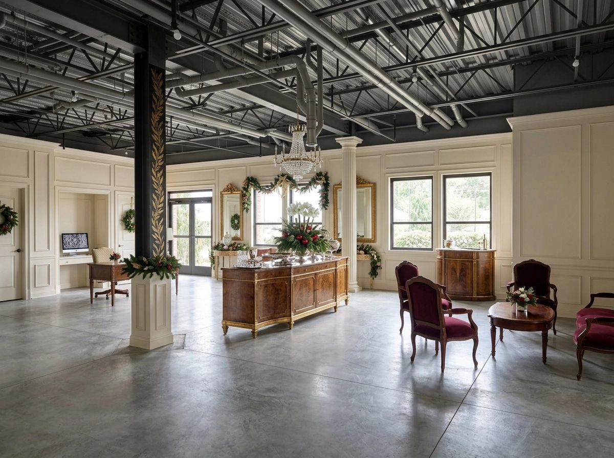 Interior design in Neoclassic style — office_space by GenRoom AI