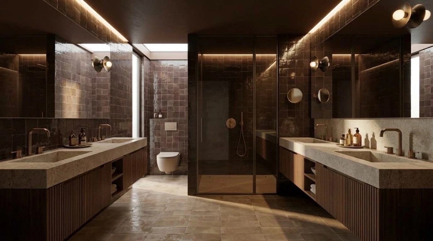 Bathroom interior in no_style style — photo by GenRoom AI