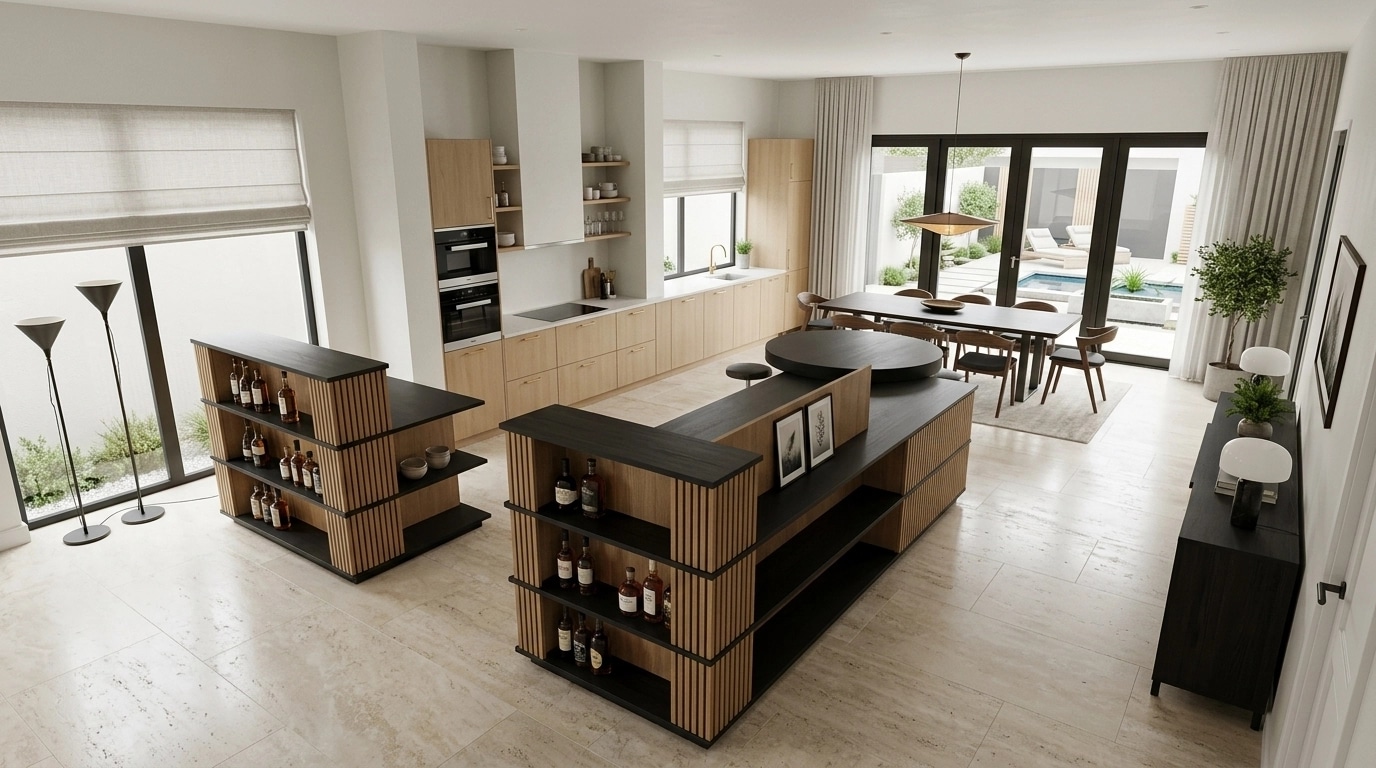 Scandinavian Kitchen design — interior photo by GenRoom AI