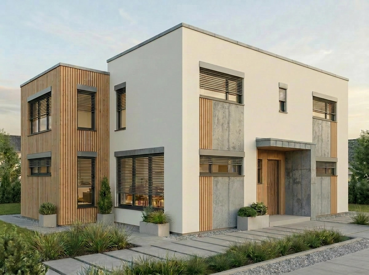 Scandinavian Facade Facade design — facade photo by GenRoom AI