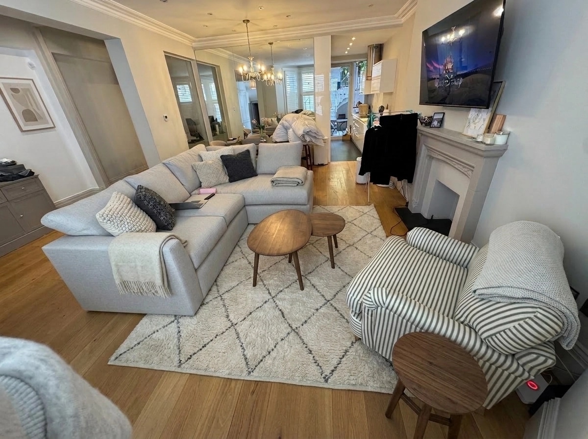 Interior design in Scandinavian style — Living Room by GenRoom AI
