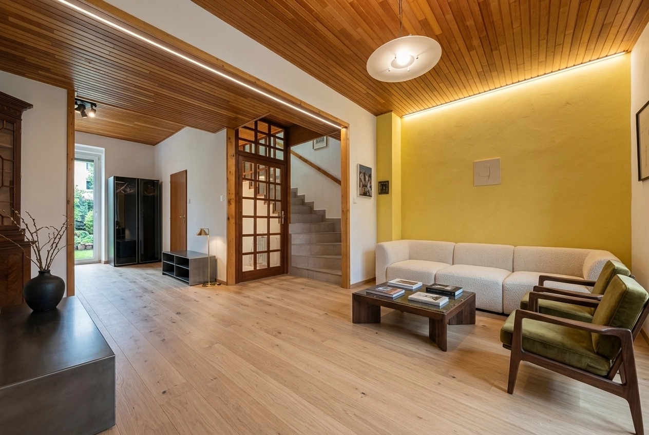 Interior design in Minimalism style — Living Room by GenRoom AI