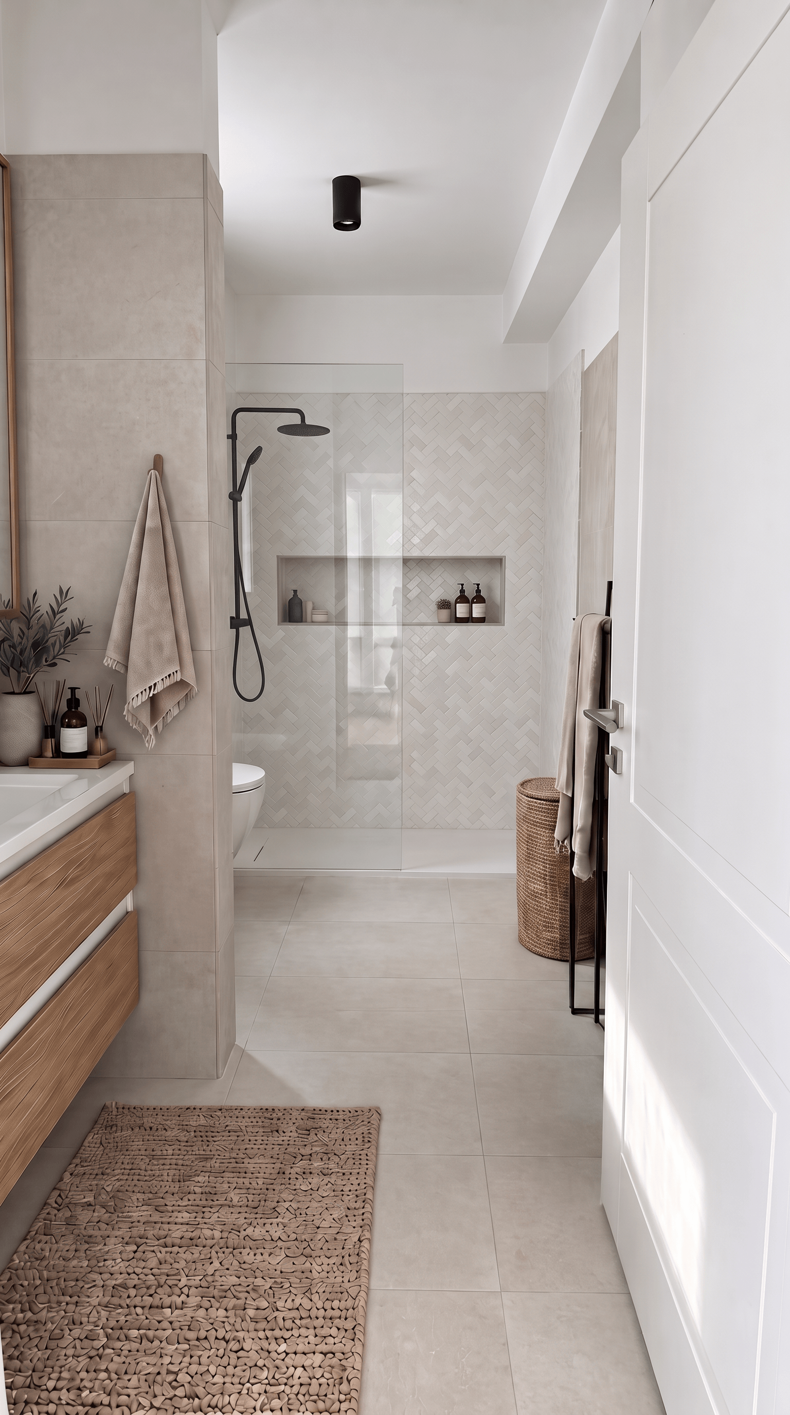 Contemporary Bathroom design — interior photo by GenRoom AI