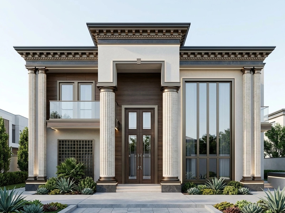 Contemporary Facade Facade design — facade photo by GenRoom AI