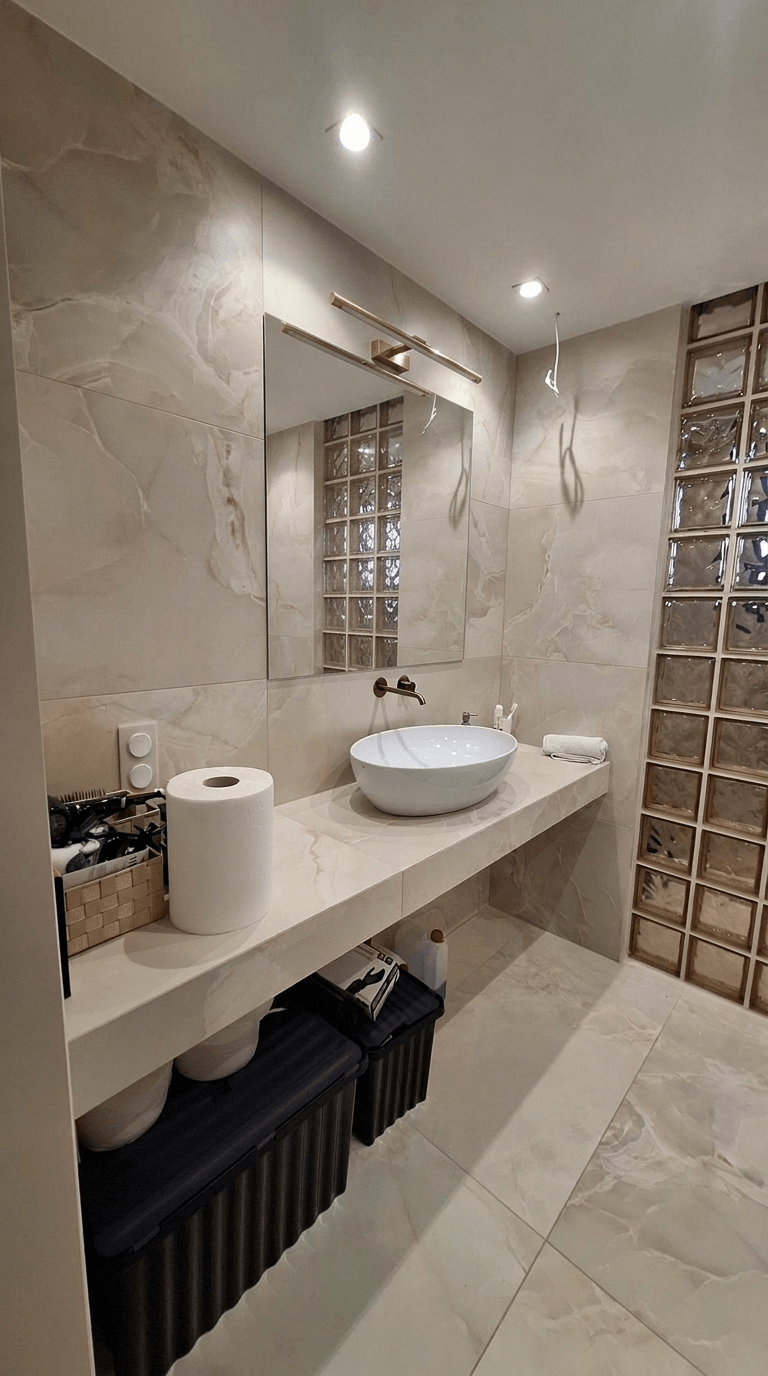 Bathroom interior in no_style style — photo by GenRoom AI