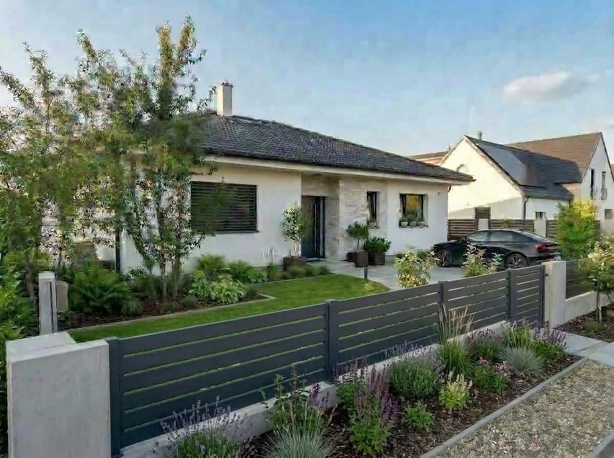 Landscape design in Scandinavian Garden style — Yard by GenRoom AI