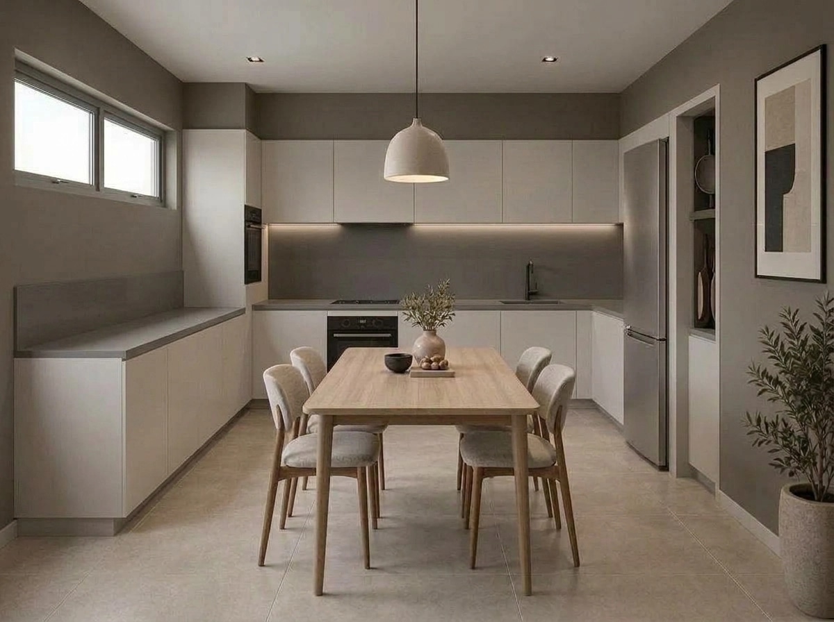 Interior design in Contemporary style — Kitchen by GenRoom AI