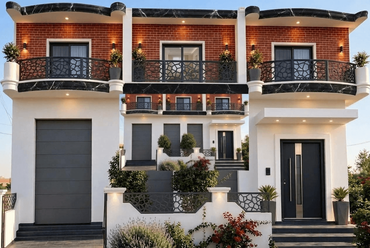 Facade design in no_style style — photo by GenRoom AI