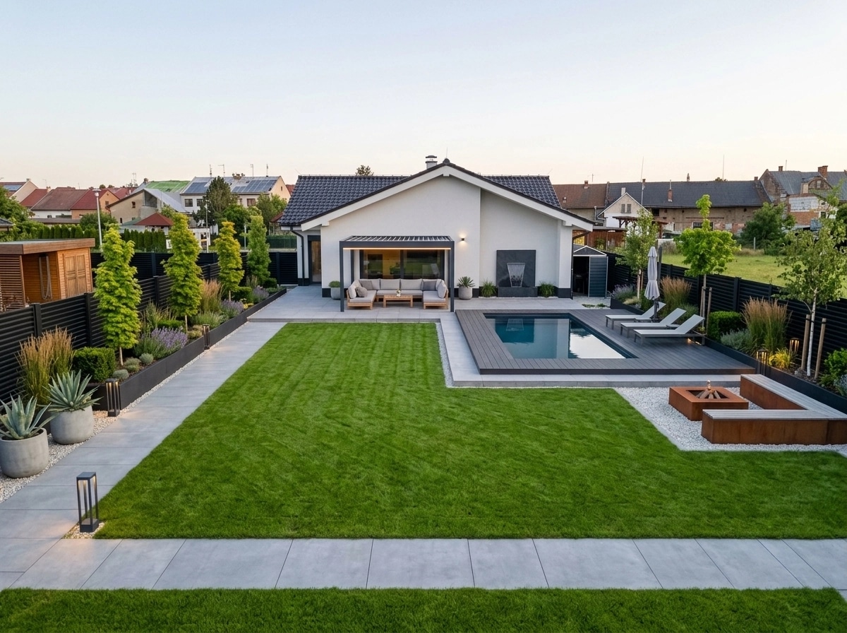 Contemporary Yard Yard design — yard photo by GenRoom AI