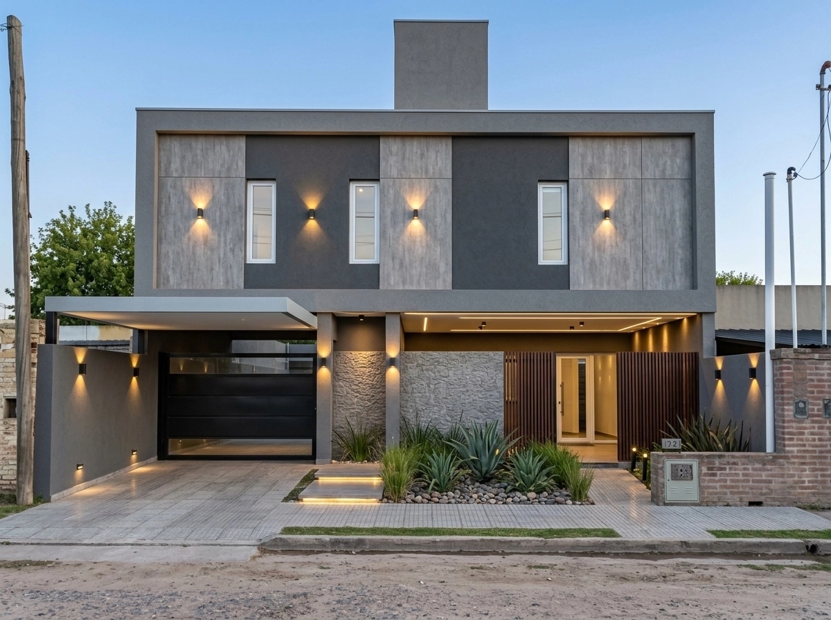 Facade design in Contemporary Facade style — Facade by GenRoom AI