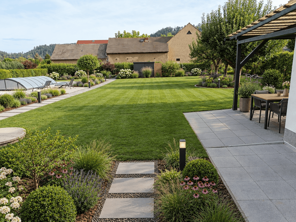 Yard design in no_style style — photo by GenRoom AI
