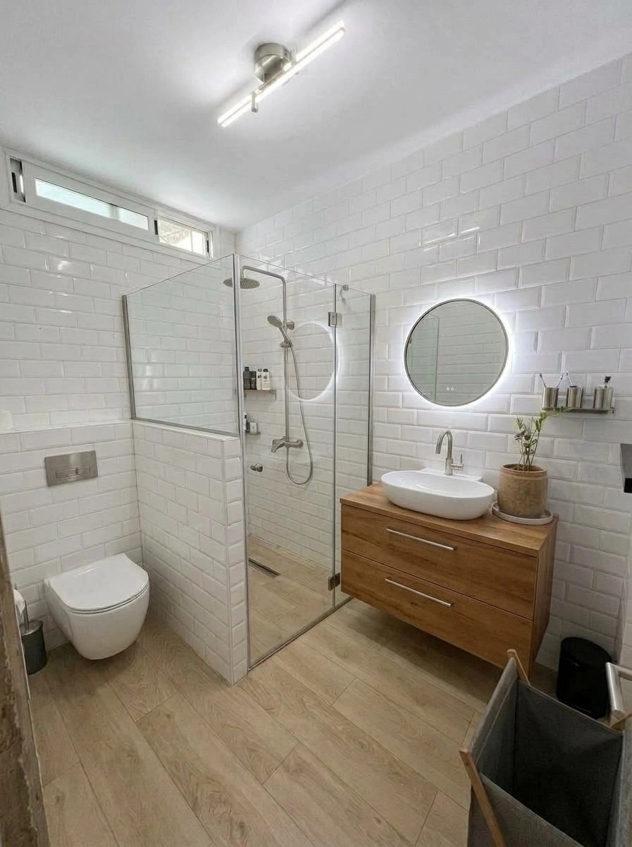 Bathroom interior in Contemporary style — photo by GenRoom AI