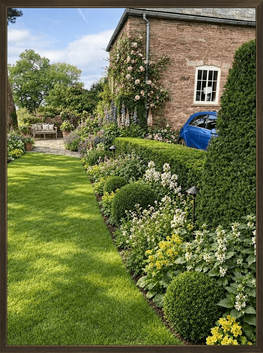 Landscape design in English Cottage Garden style — Yard by GenRoom AI