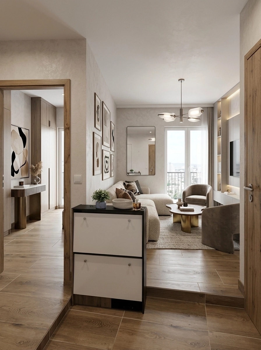 Interior design in Contemporary style — Living Room by GenRoom AI