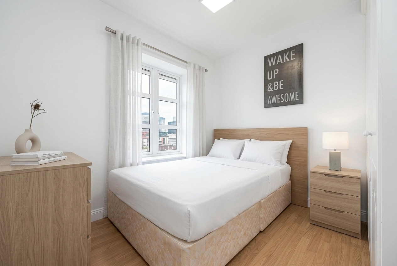 Minimalism Bedroom design — interior photo by GenRoom AI