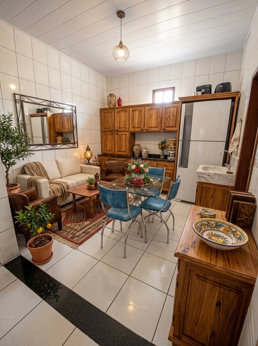 Interior design in Mediterranean style — Living Room by GenRoom AI