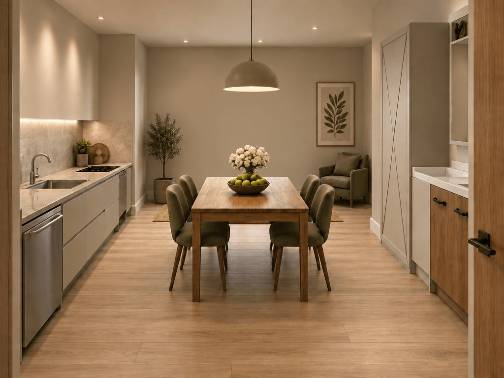 Interior design in Contemporary style — Kitchen by GenRoom AI