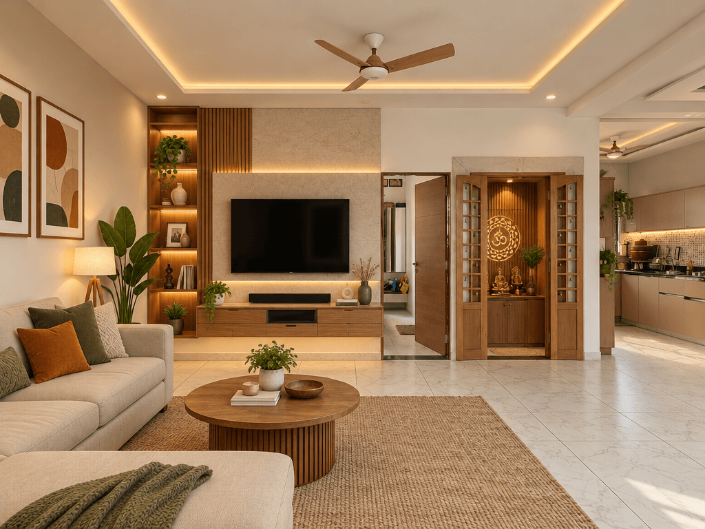 Interior design in Contemporary style — Living Room by GenRoom AI